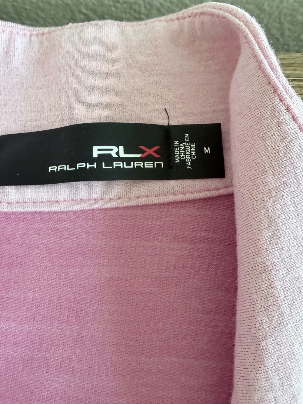 RLX Ralph Lauren Light Pink Scoop Neck Sweater